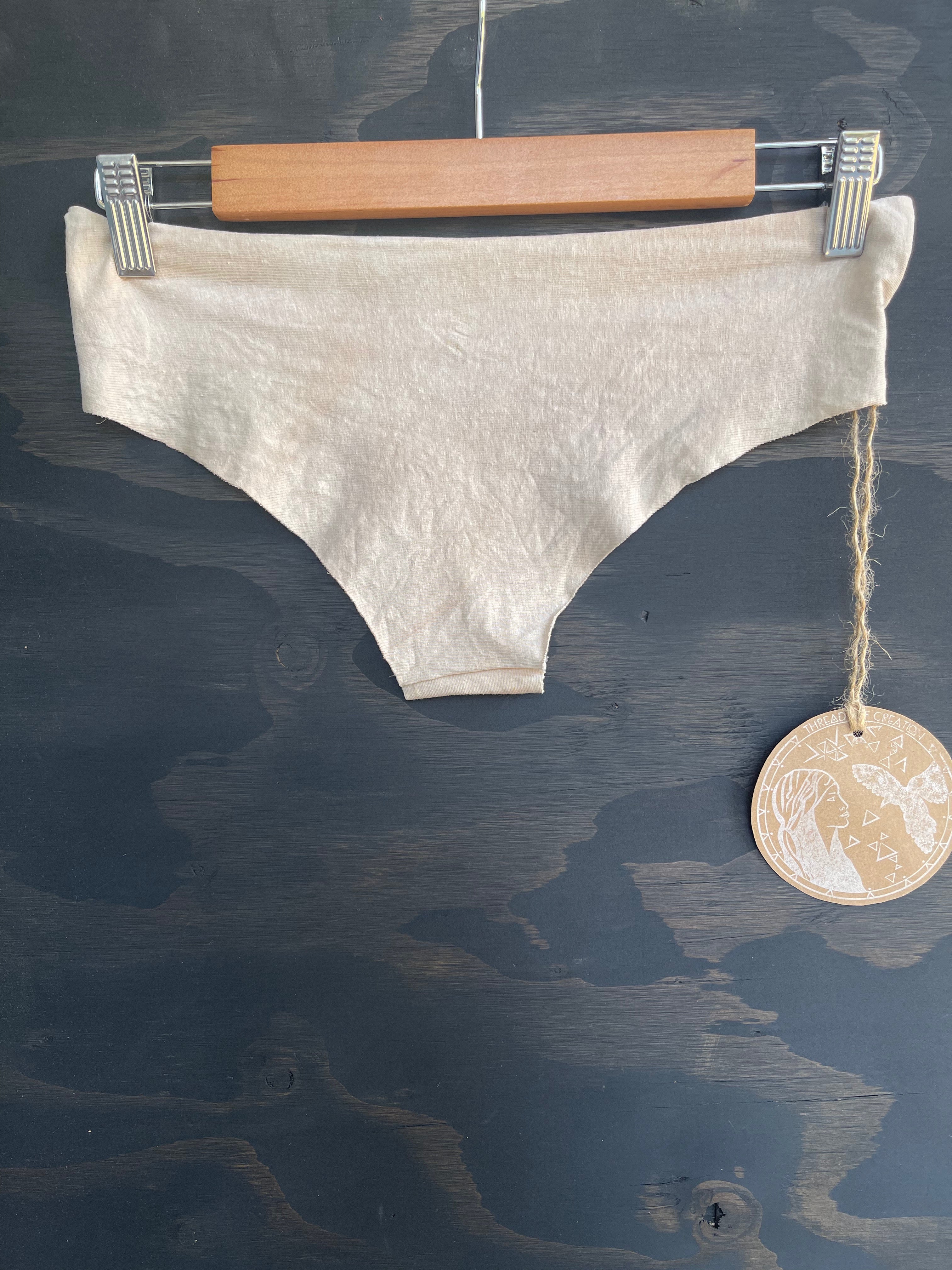 hemp panties in sage