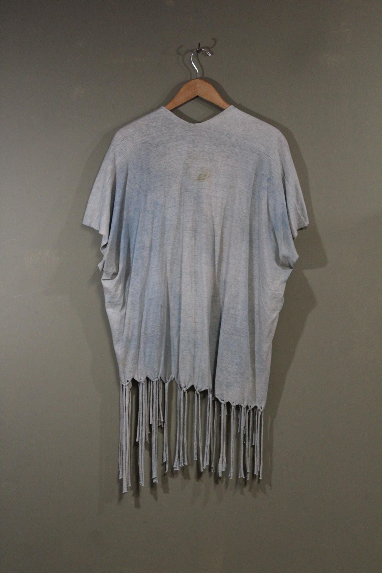 100% Hemp Cotton Kimono in Sky | Hand-dyed and Handmade with Sustainable Fabrics