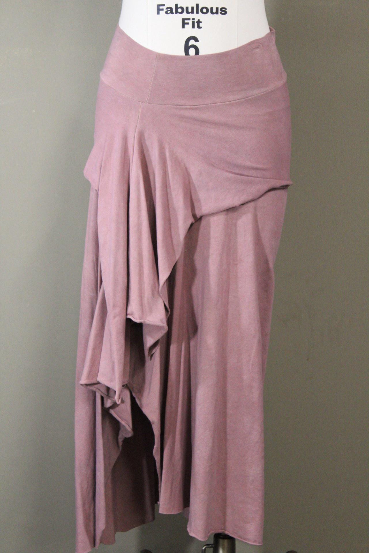 Serenity Skirt in Terracotta Rust from 100% Hemp Cotton Jersey | Plant Dyed | Natural Dye