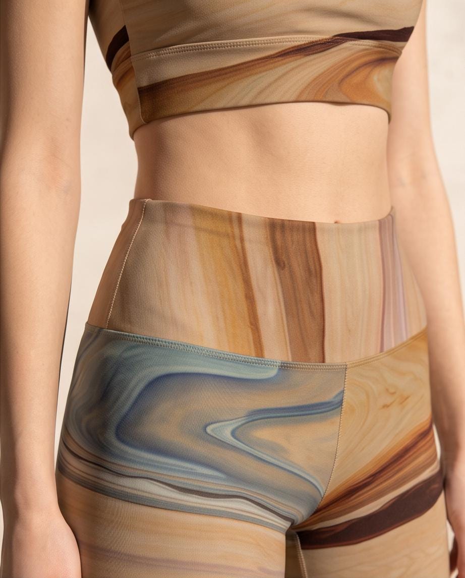 Elements' Eco Polyester Yoga Set - Sustainable Fashion from Recycled Plastic Bottles