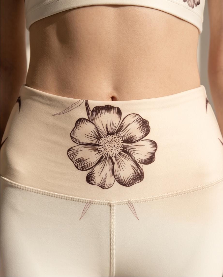 Crescent Moon' Eco Polyester Yoga Set - Sustainable Fashion from Recycled Plastic Bottles