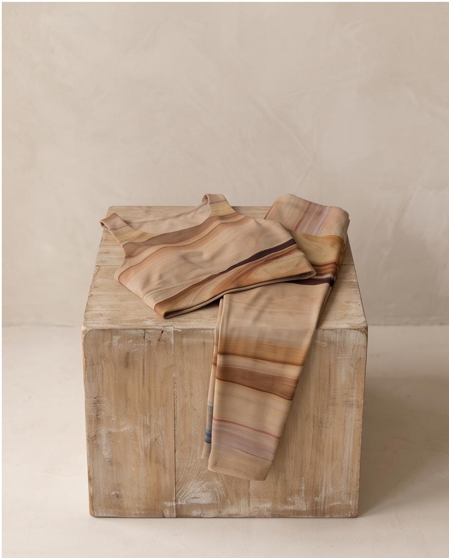 Elements' Eco Polyester Yoga Set - Sustainable Fashion from Recycled Plastic Bottles