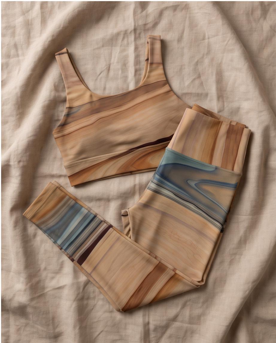 Elements' Eco Polyester Yoga Set - Sustainable Fashion from Recycled Plastic Bottles